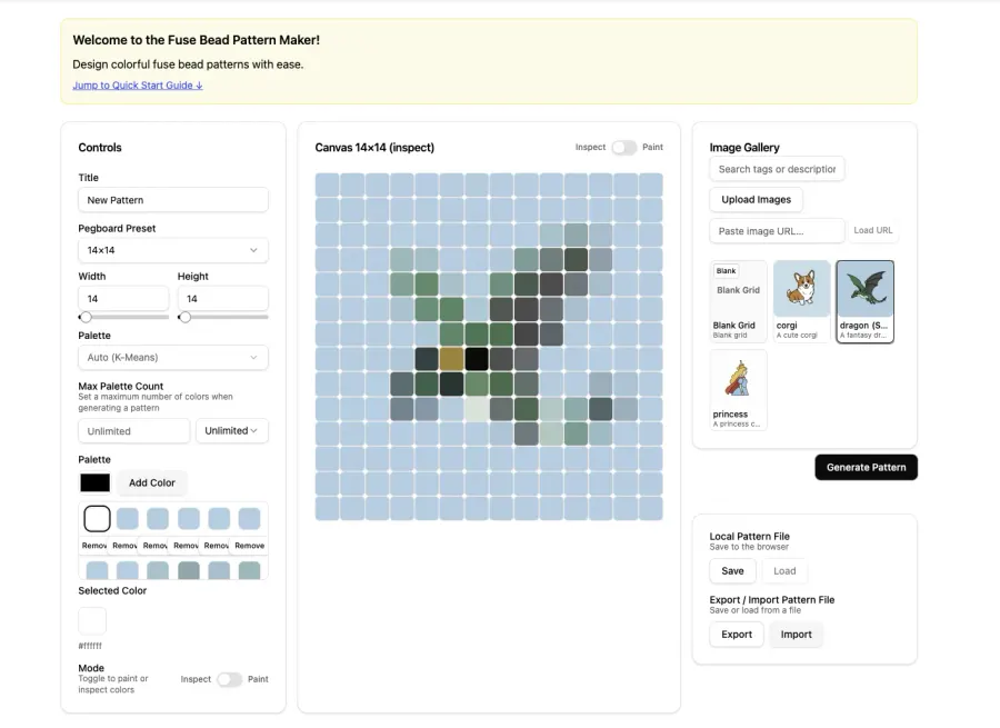 Fuse Bead Pattern Maker screenshot 1